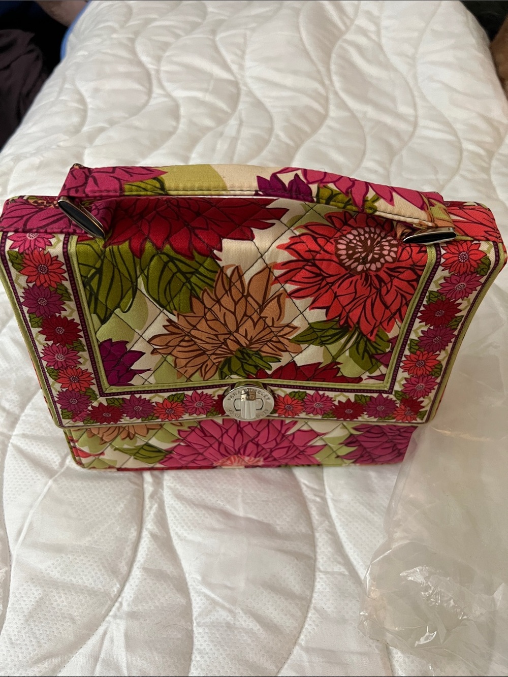 Vera Bradley Floral Quilted Crossbody - Pink Multi